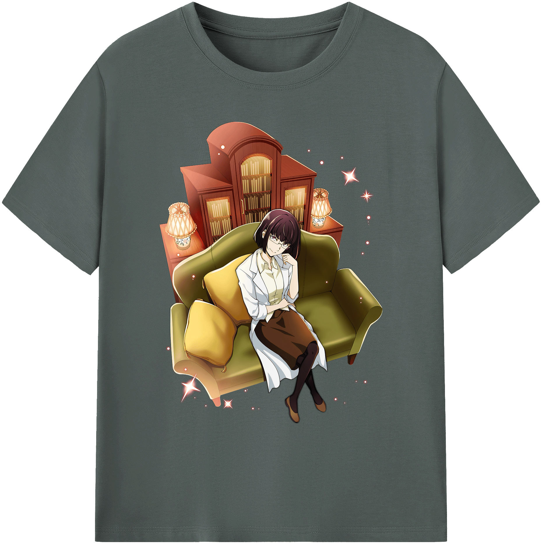 （画像用） 文豪ストレイドッグス Bungo Stray Dogs 綿100％ メンズ半袖Tシャツ｜肌触りやわらか＆通気性